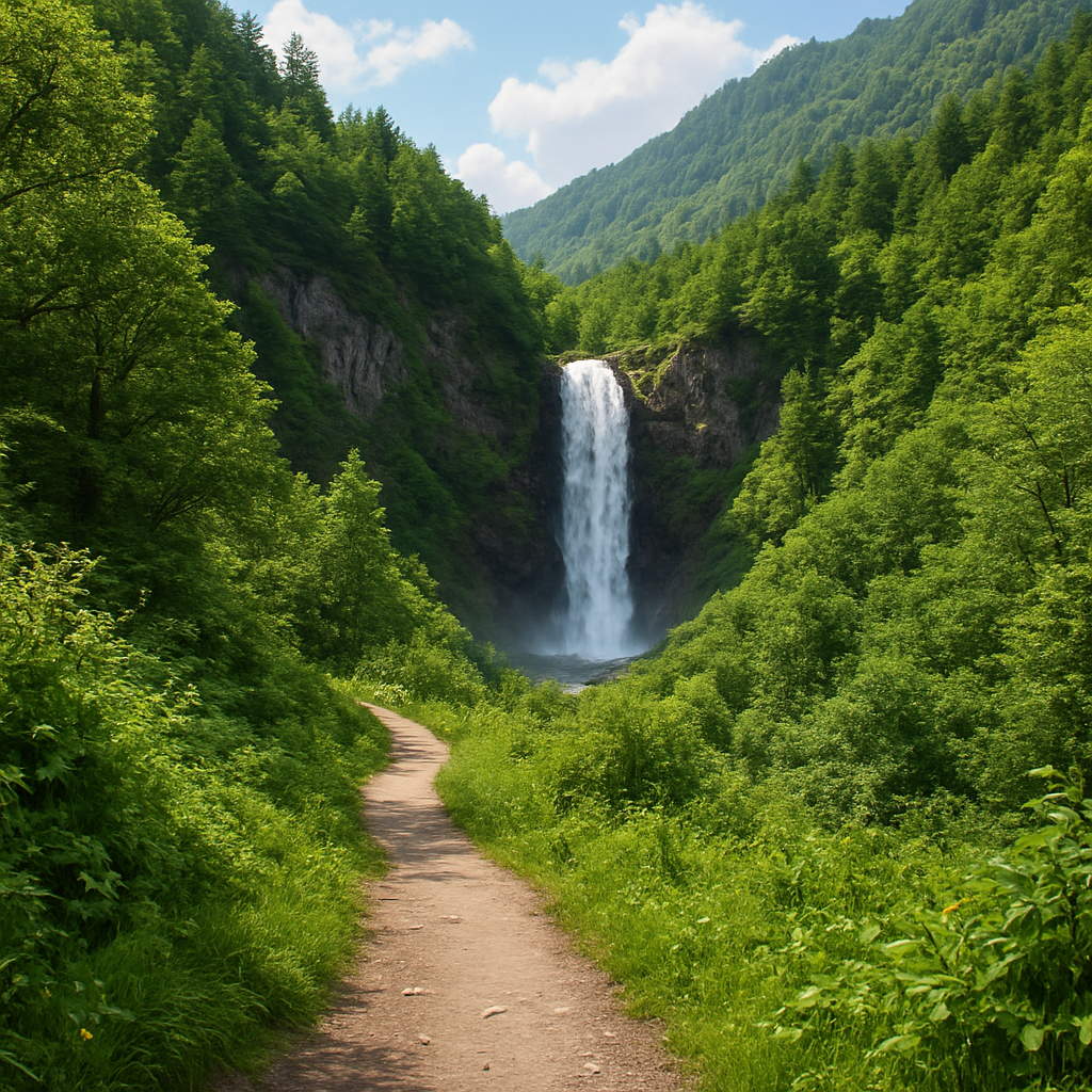 Ruta de senderismo a la cascada